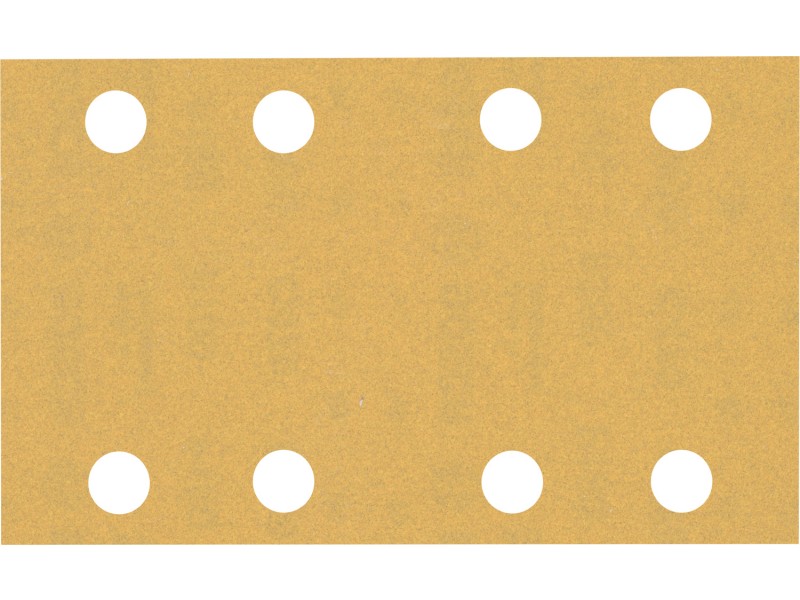 Brusni papir EXPERT Bosch z 8 luknjami za vibracijske brusilnike, Dimenzije: 80x133 mm, Zrnatost: 180, 2608901664